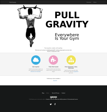 Pull Gravity Homepage